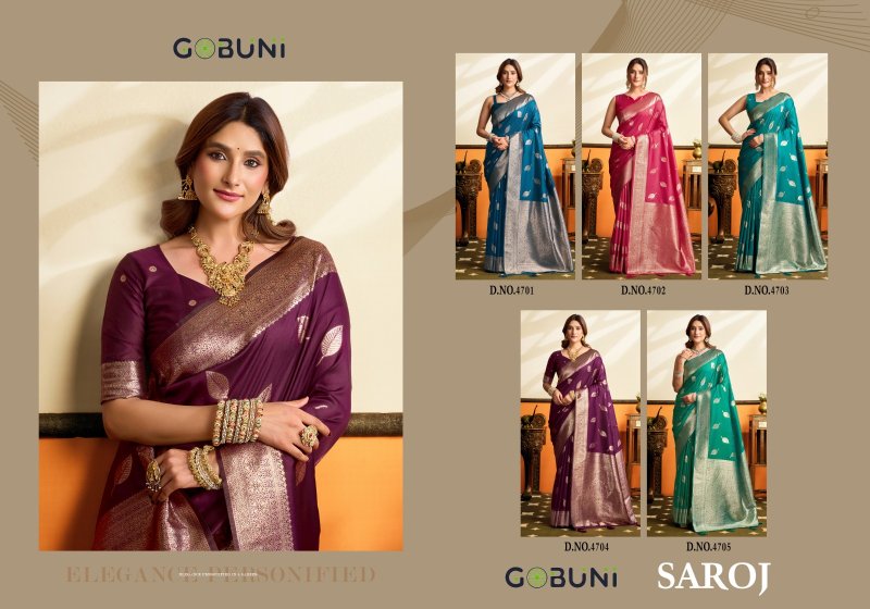 Saroj By Gobuni Silk Designer Saree Collections